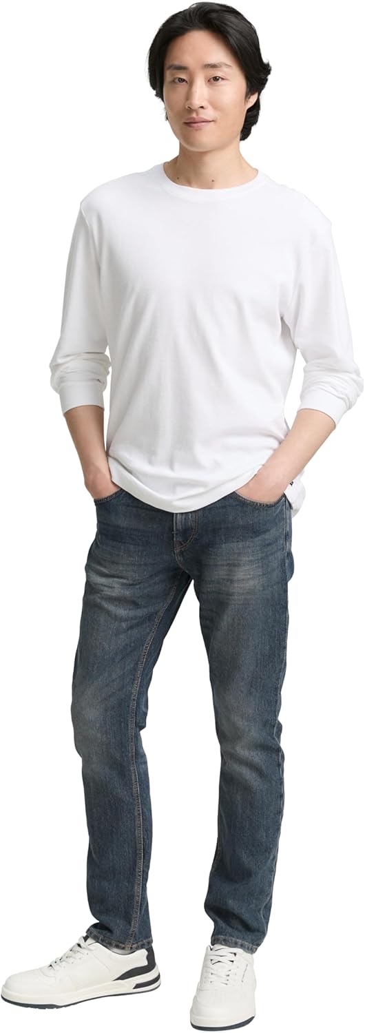 Thumbnail 1 de TOM TAILOR Herren Marvin Straight Jeans mit 5 Taschen