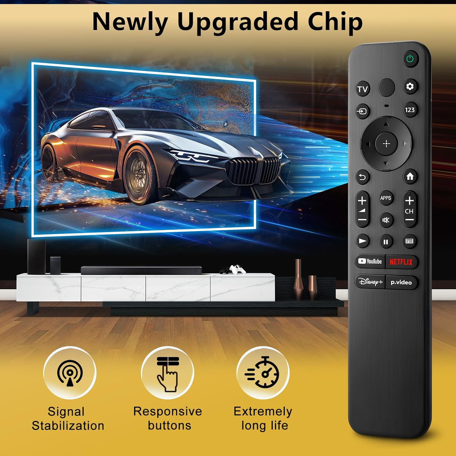 Detalle de Replacement for Sony Bravia TV Remote | Universal for Sony Google Smart TVs