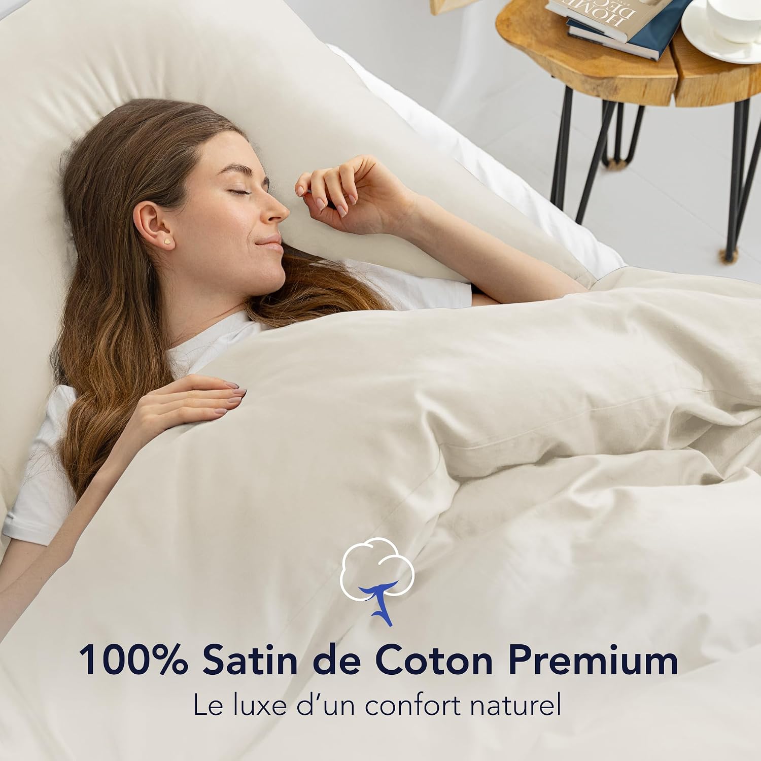 Detalle de Dreamzie Housse de couette satin 135x200