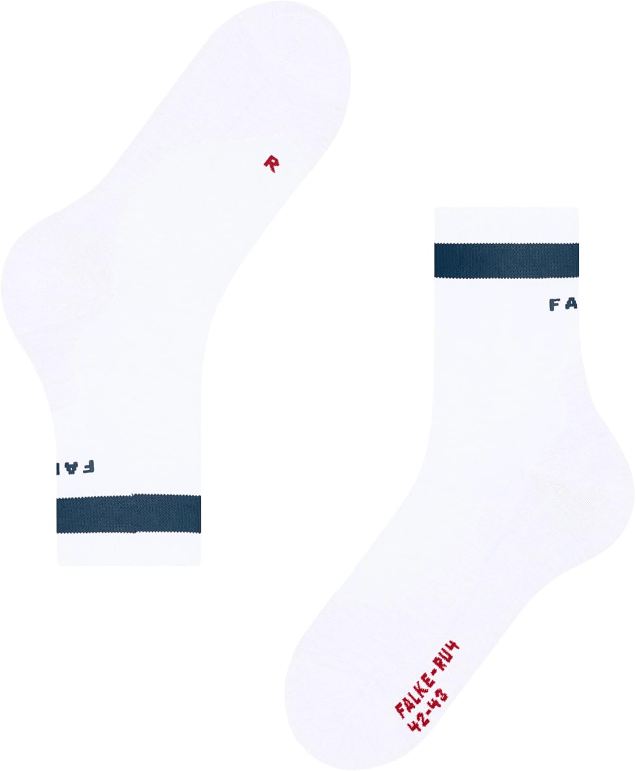 Detalle de FALKE RU4 Running Socks: Medium Cushioning, Anti-Blister, Mid-Calf, Vegan & Quick-Drying
