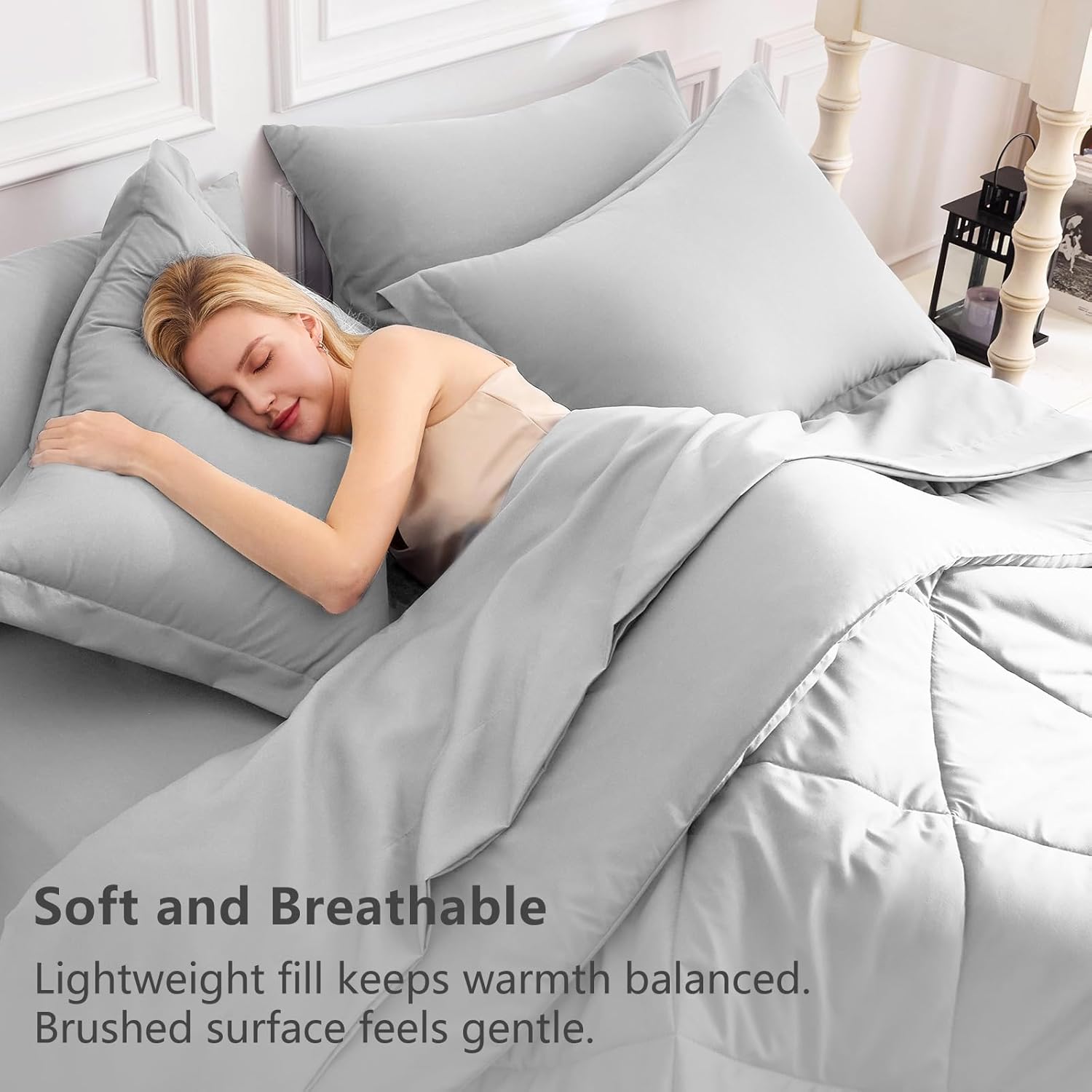 Thumbnail 2 de CozyLux Queen Comforter Set 88x88