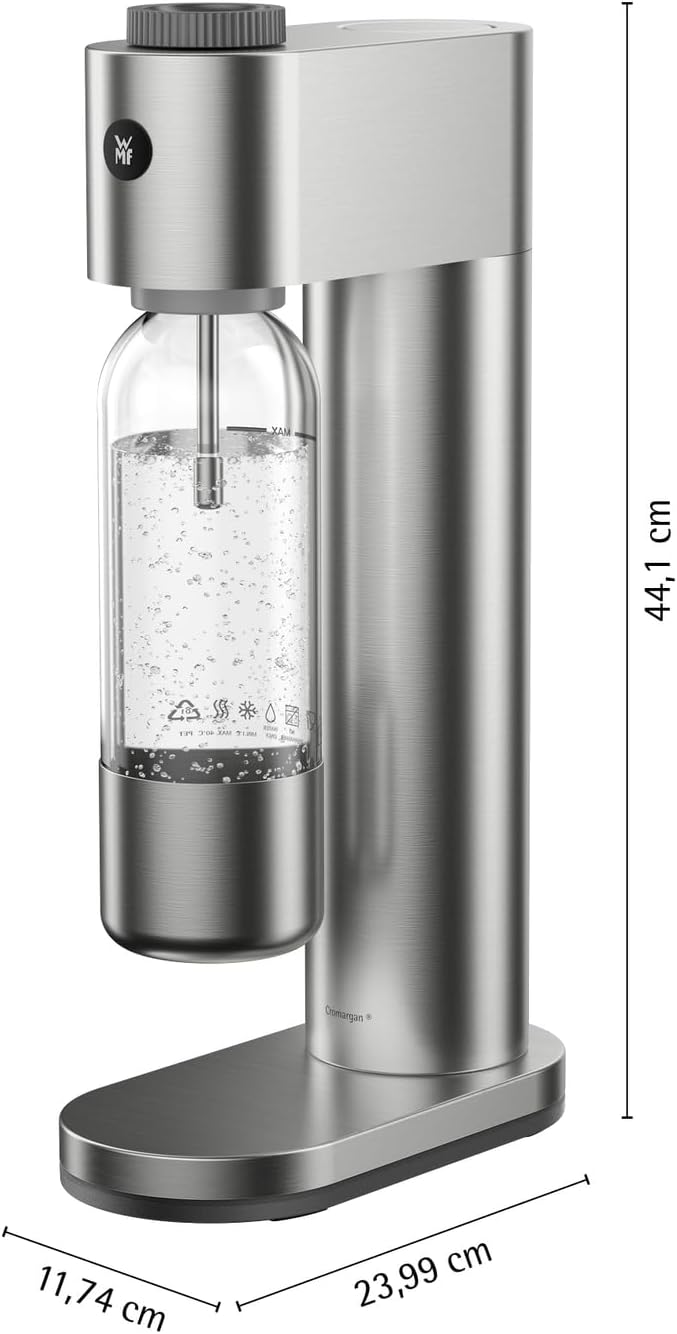 Thumbnail 5 de WMF Element One Wassersprudler – Vollautomatische Edelstahl-Sprudelmaschine, 3 Sprudelgrade, platzsparendes Design