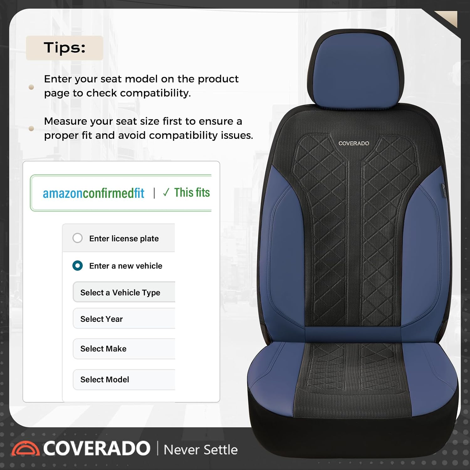 Thumbnail 5 de Coverado Car Seat Covers 5-Seat Waterproof