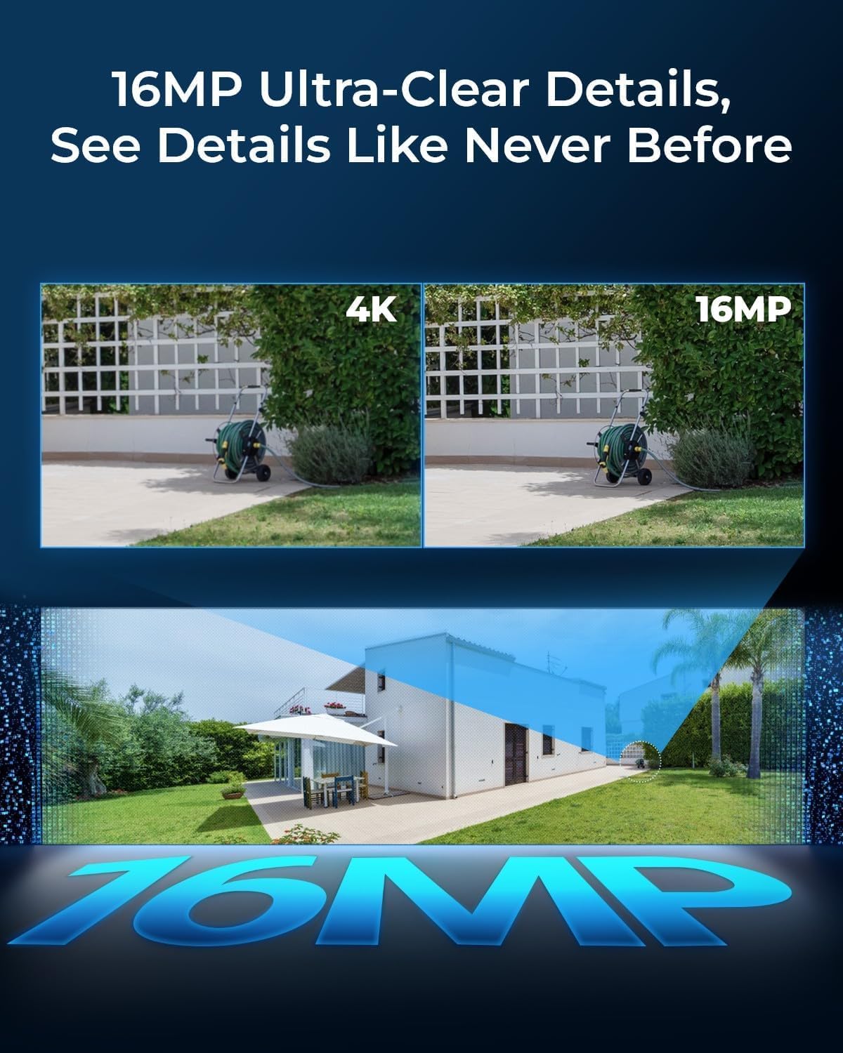 Thumbnail 1 de REOLINK Duo 3 PoE Dual-Lens Security Camera, 16MP 180° View, Color Night Vision