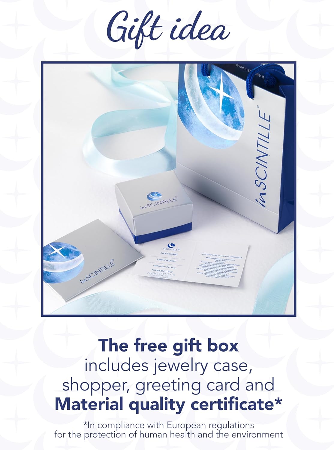 Detalle de inSCINTILLE Boucles d'Oreilles Créoles Femme avec Pendentif en Forme de Cœur en Acier Inoxydable