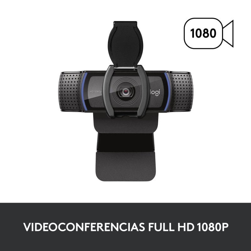 Thumbnail 1 de Logitech C920s Pro Webcam Full HD y H390 Auriculares con supresión de ruido