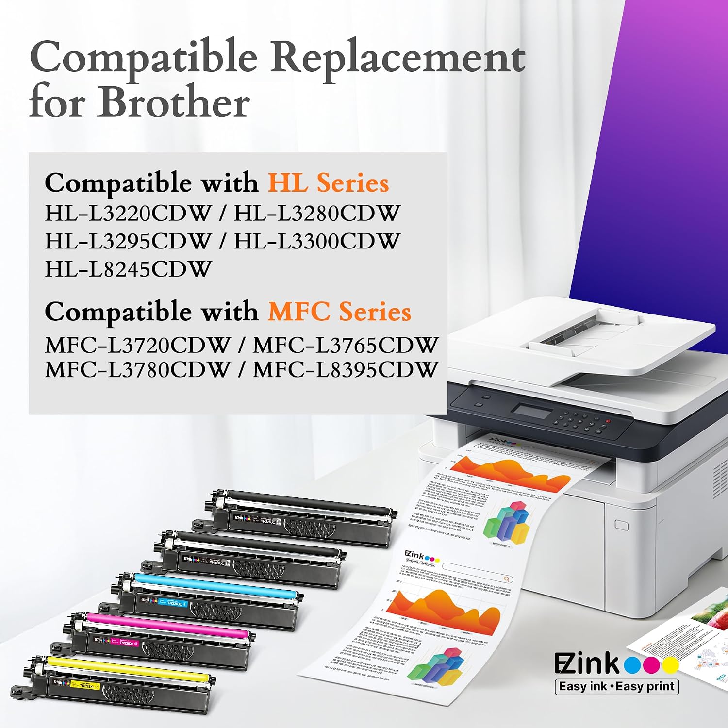Thumbnail 1 de E-Z Ink TN229XL toner cartridges