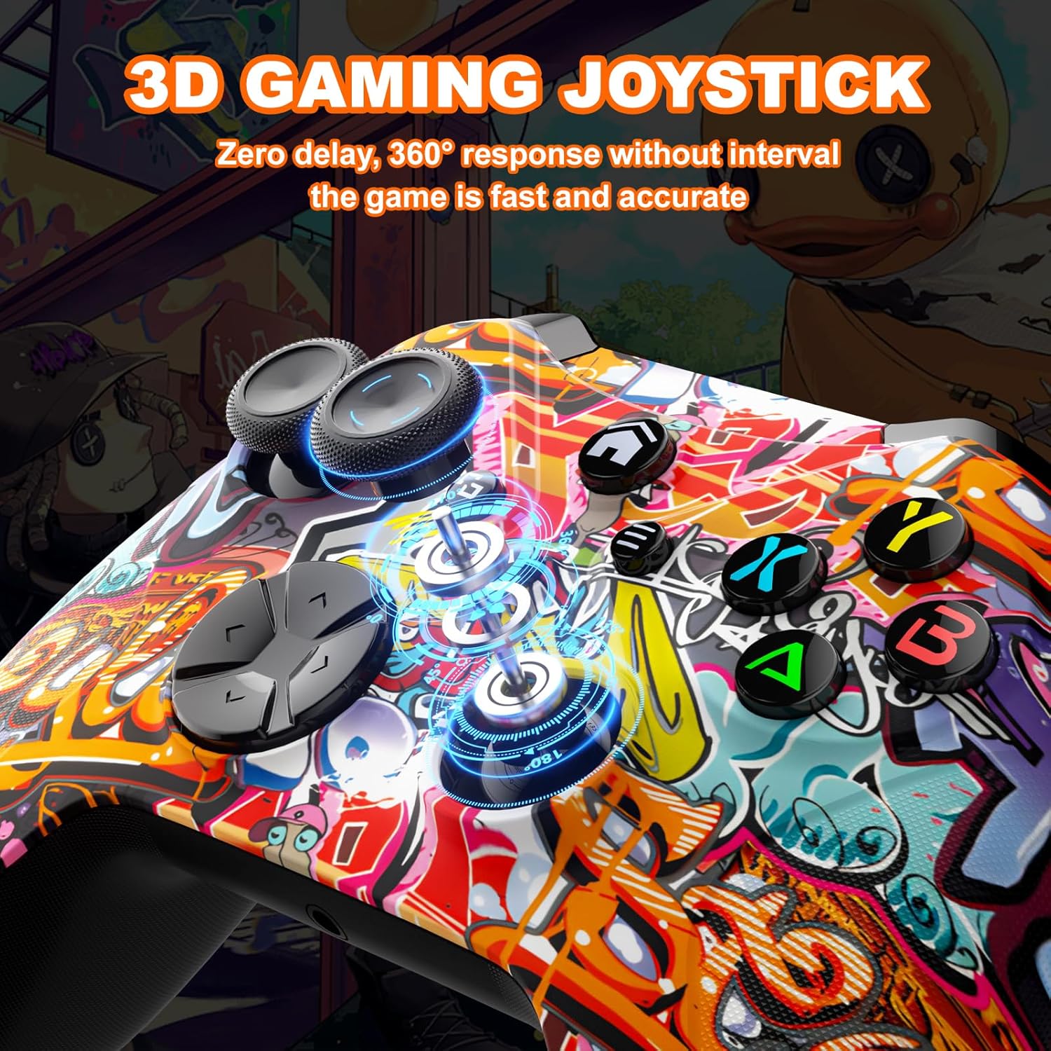 Detalle de Lapezei Wireless Controller für Xbox Series S/X – Bluetooth Gamepad mit Rücken-Back-Buttons, Turbo, Dual-Vibration und 3,5 mm Audioanschluss