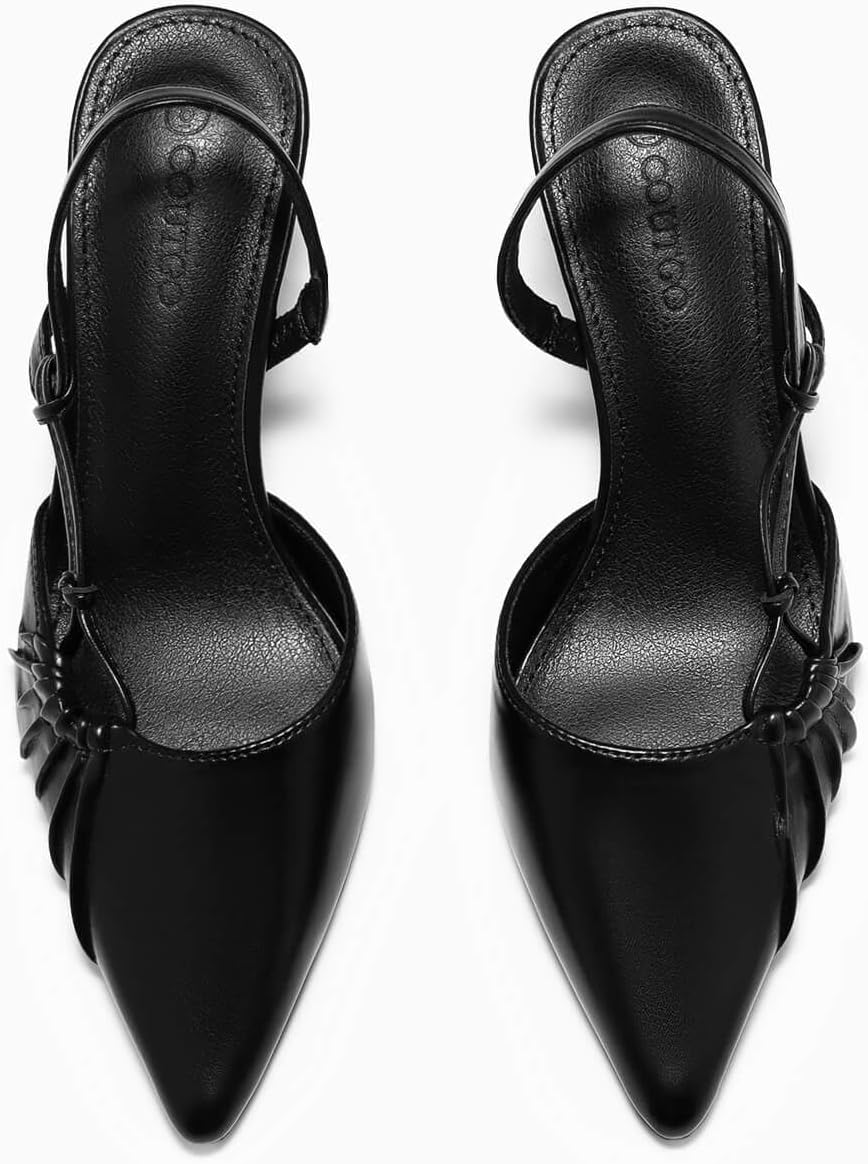 Thumbnail 4 de Coutgo Slingback Kitten Heels 3-inch 👠