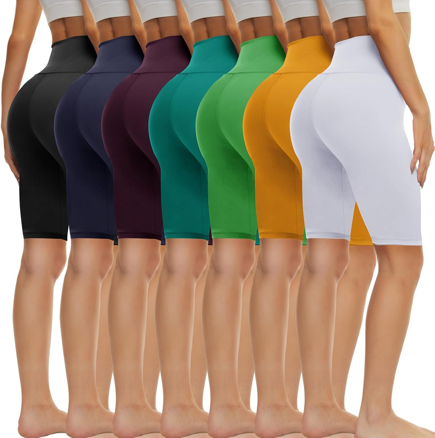 Thumbnail 3 de TNNZEET 7-Pack Biker Shorts 5'' High Waisted
