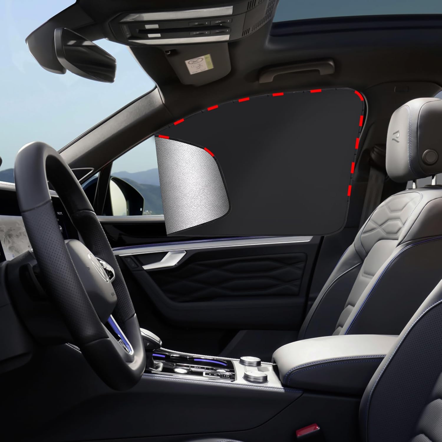 Thumbnail 3 de ZATOOTO Sonnenschutz Auto magnetisch für Seitenscheiben – UV- und Sichtschutz für Baby, Kinder, Haustiere & Camping