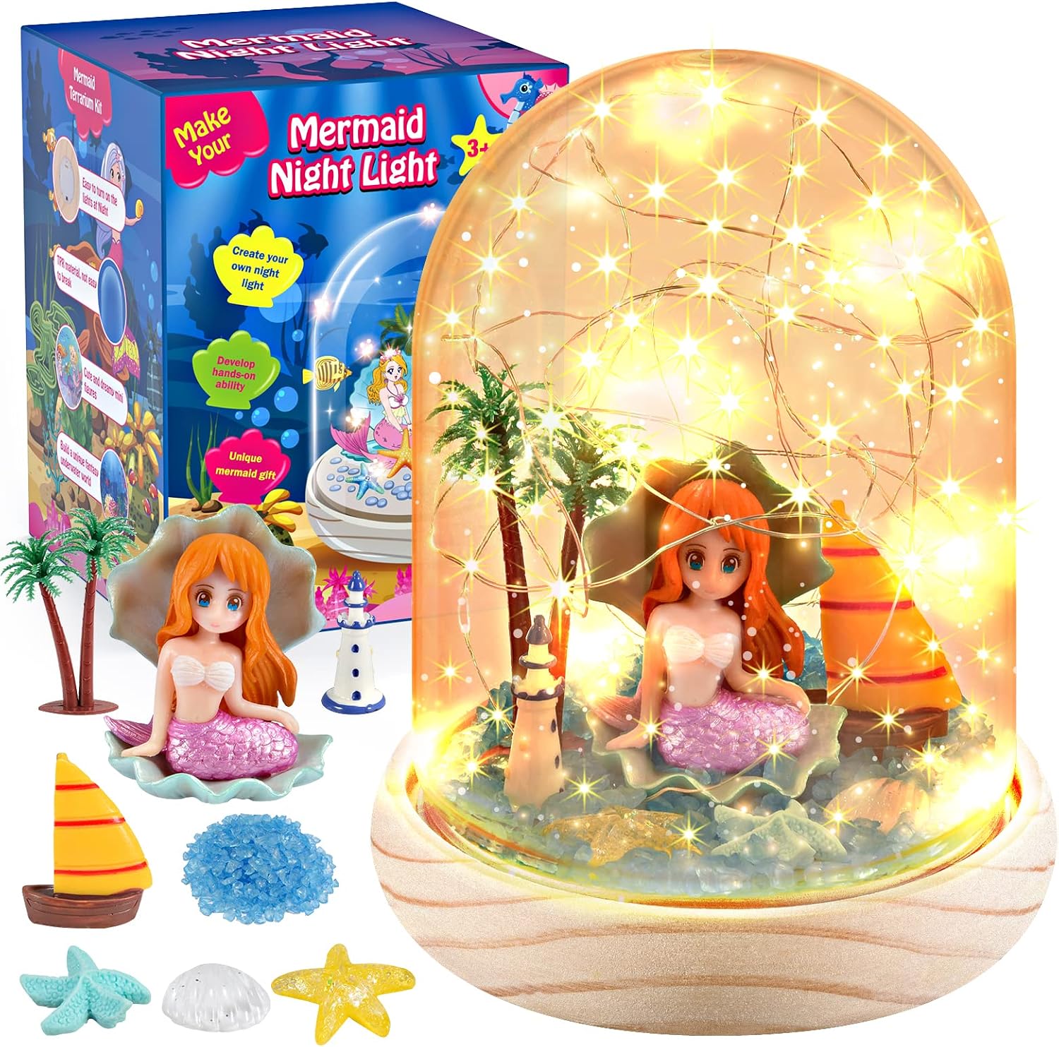 Detalle de Dislocati Mermaid Night Light for Ages 3-9