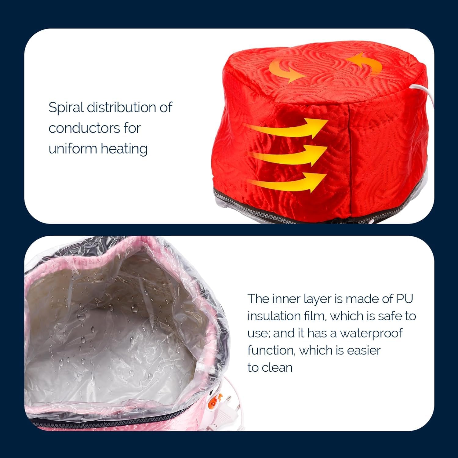 Detalle 2 de Hair Steamer Cap with Two Temperature Modes
