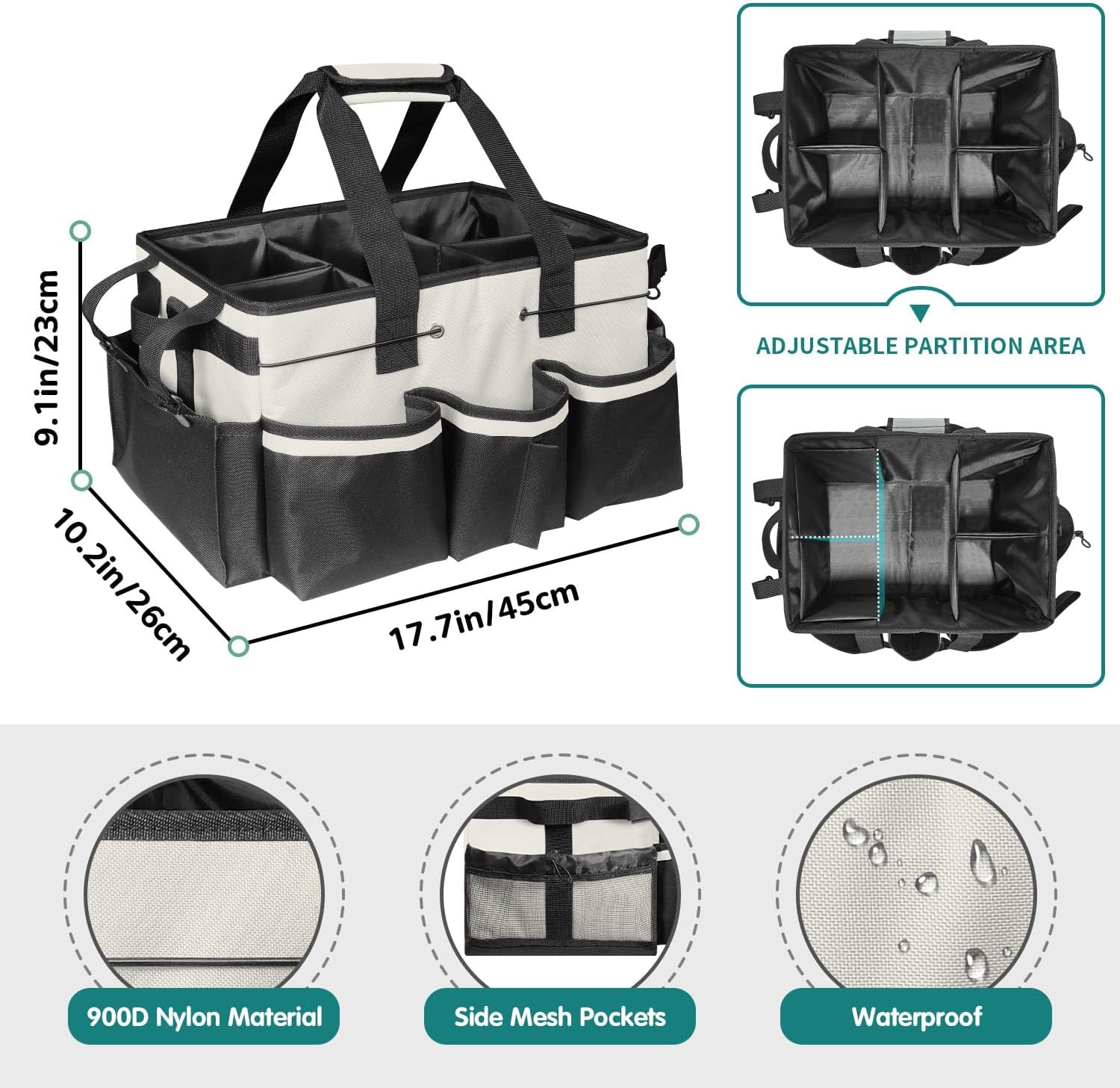 Detalle 2 de BOHEMIABY Cleaning Caddy Bag 900D Fabric