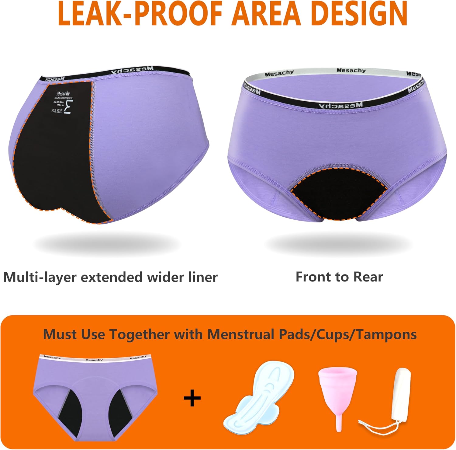 Thumbnail 5 de Mesachy Teens Period Underwear for Girls