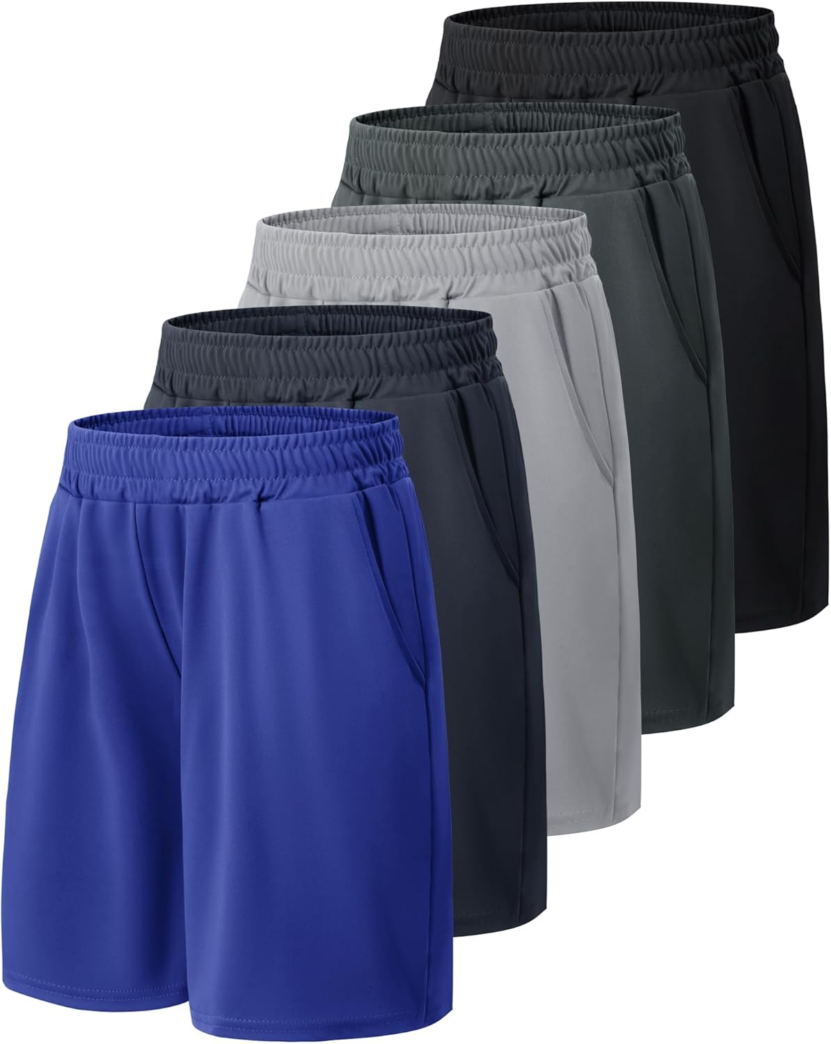 Thumbnail 5 de BOOJO 5 Pack Athletic Basketball Boys Shorts 5-Pack
