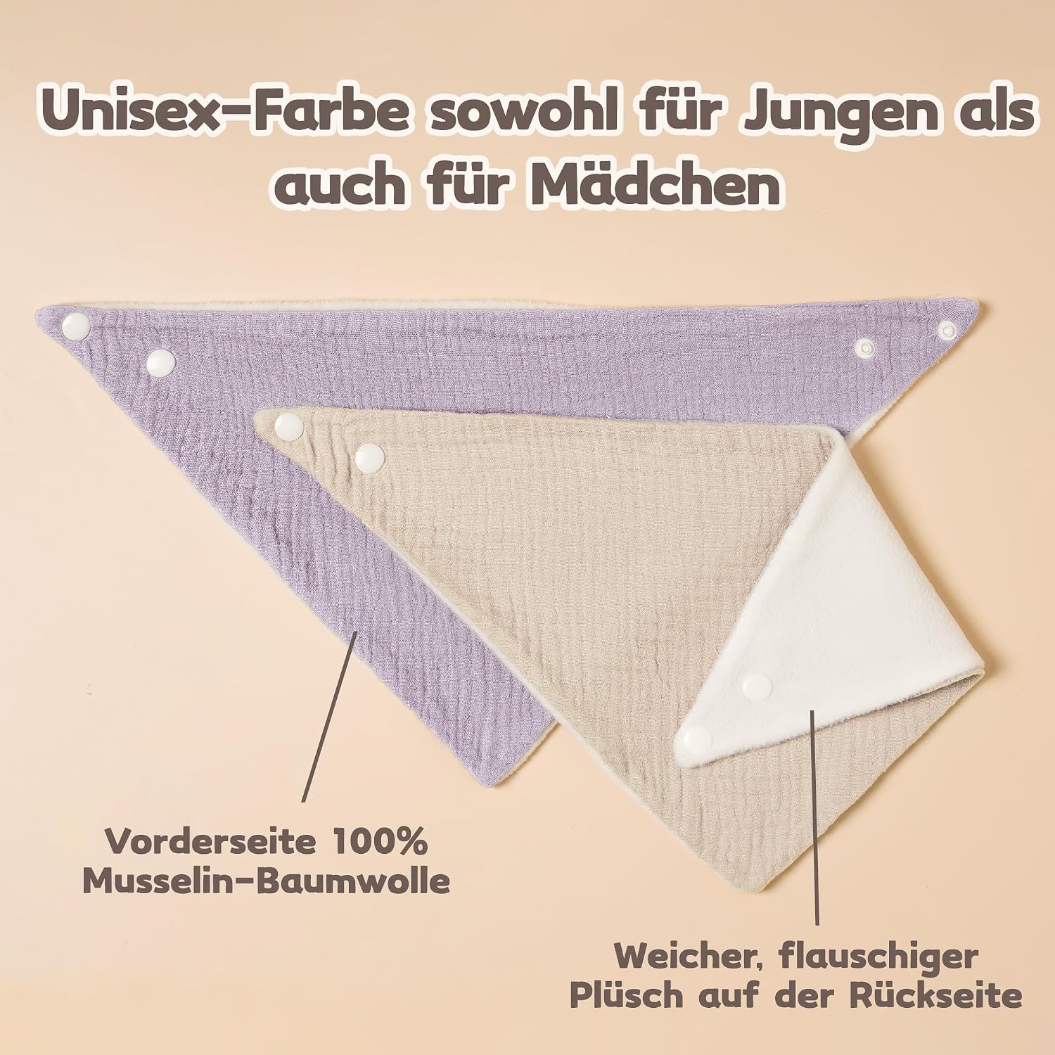 Thumbnail 5 de Susurration Muslin Baby Bibs