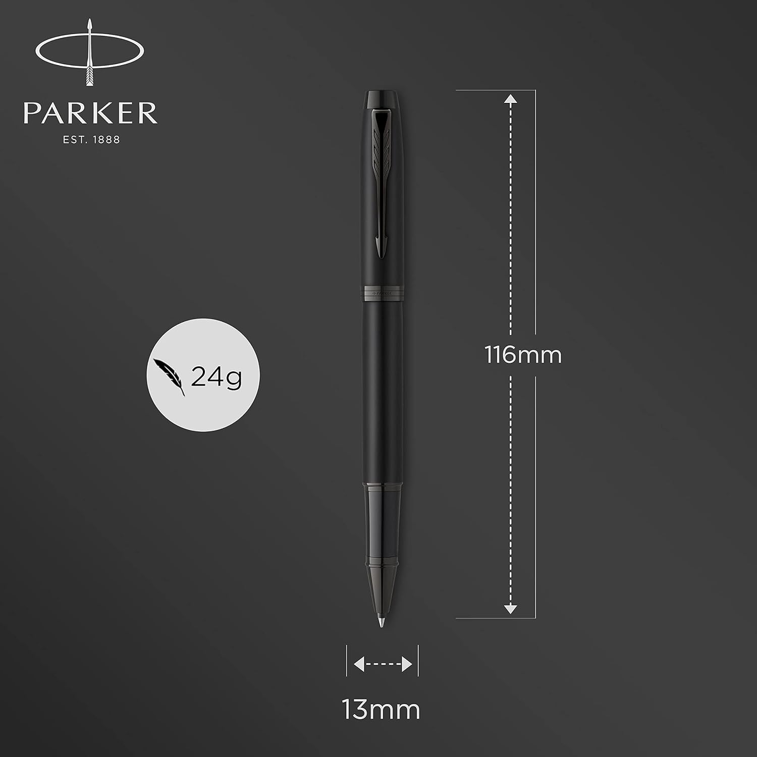 Thumbnail 1 de Parker IM Rollerball Pen Matte Black