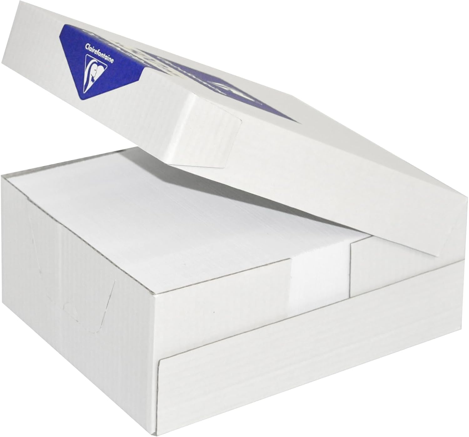 Detalle 1 de Clairefontaine 10935C – Boîte de 500 enveloppes blanches DL 110 x 220 mm à fenêtre Crystal 45 x 100