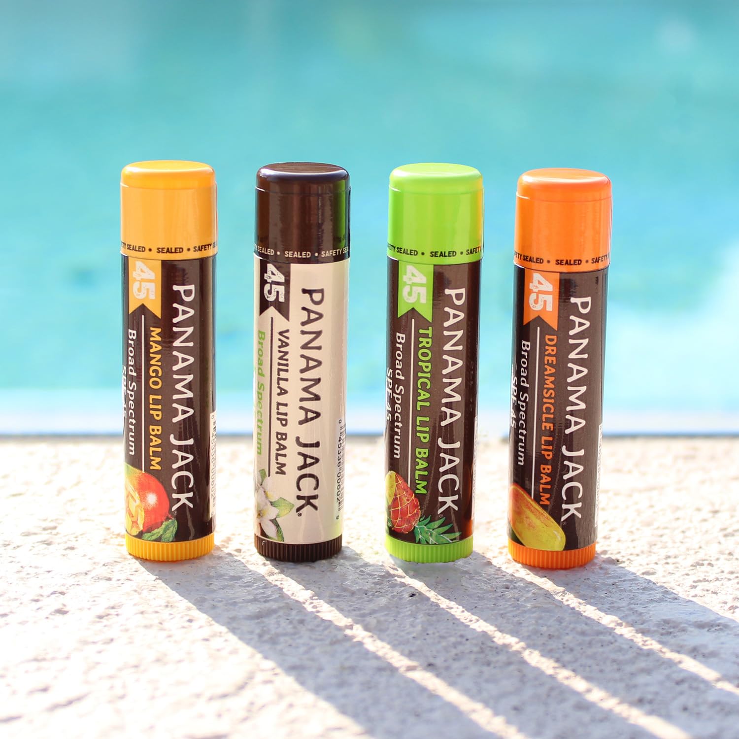 Detalle 2 de Panama Jack Sunscreen Lip Balm SPF 45 (Flavor Pack) — Broad Spectrum UVA/UVB Protection