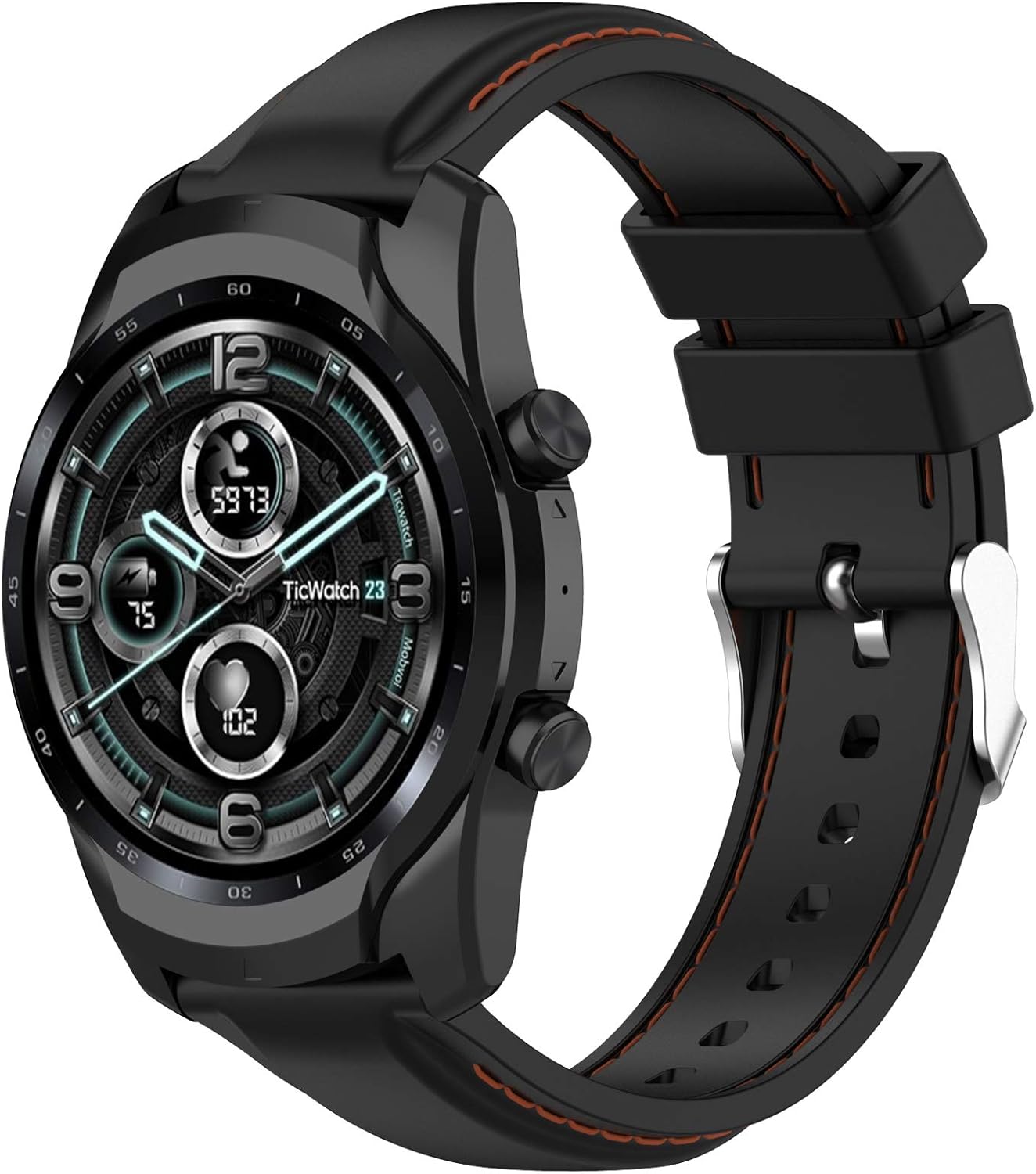 Detalle de Disscool Replacement Band for Ticwatch Pro 3 / Pro 3 LTE (22mm, Black)