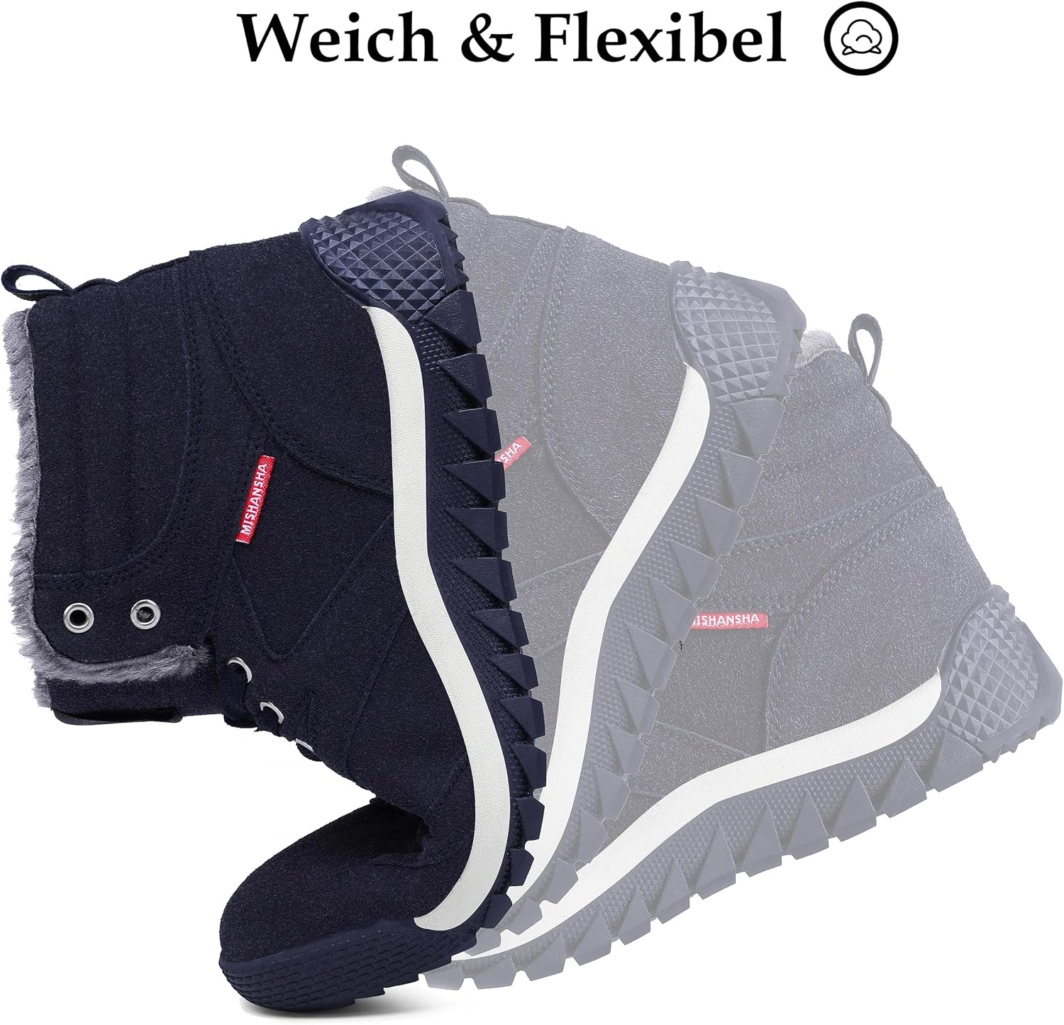 Thumbnail 6 de Mishansha Winterschuhe Warm Gefüttert