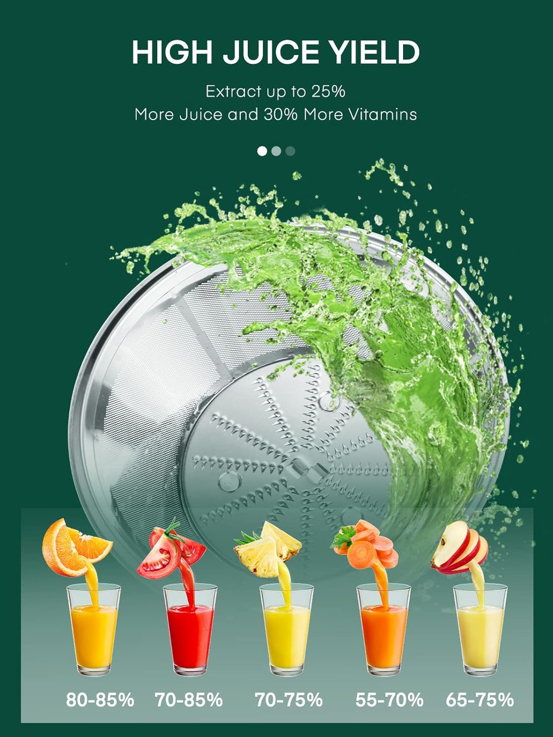 Detalle 2 de HOUSNAT Centrifugal Juicer 800W 🥤