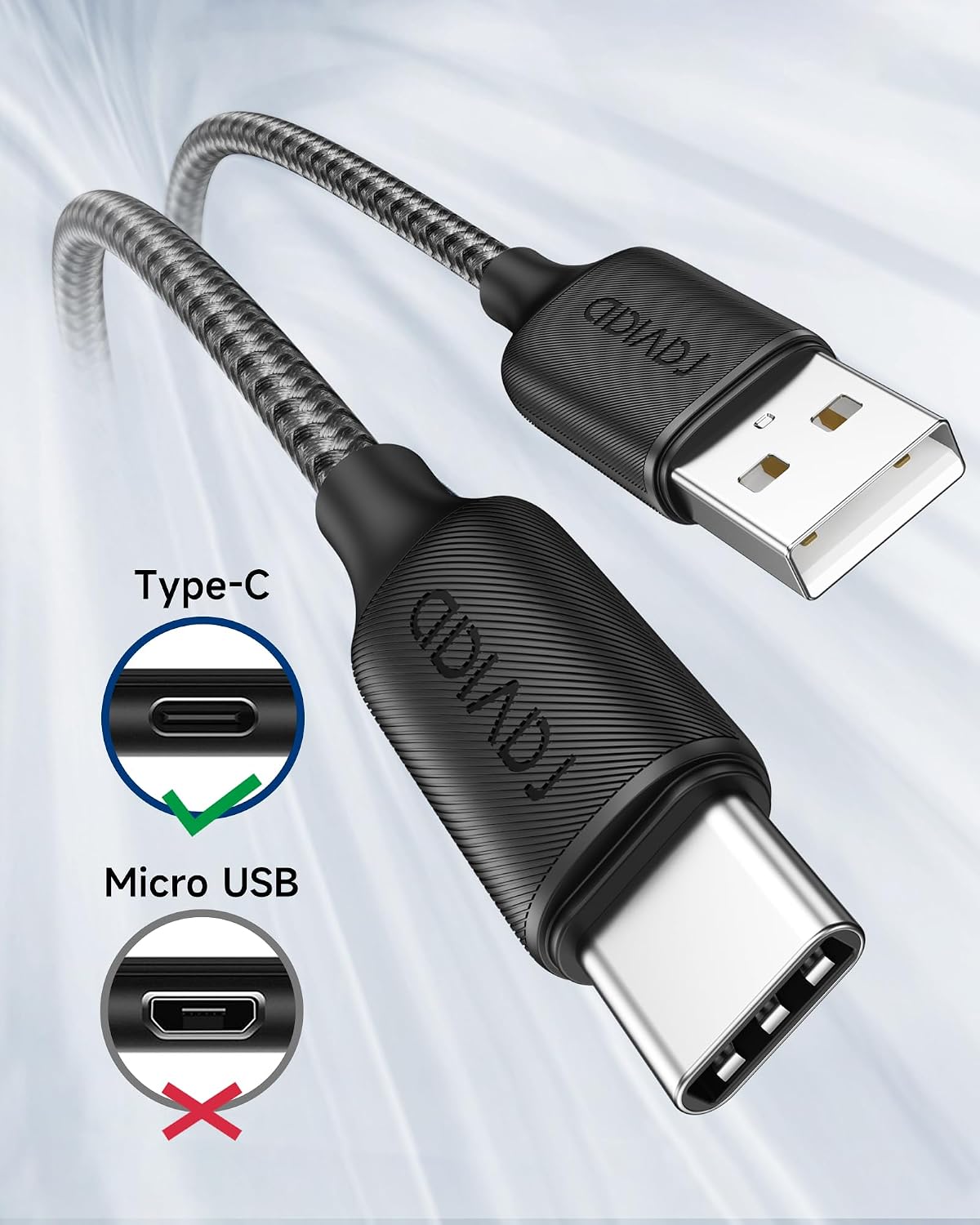 Thumbnail 1 de RAVIAD Cavo USB Type-C 3M A USB C Ricarica rapida