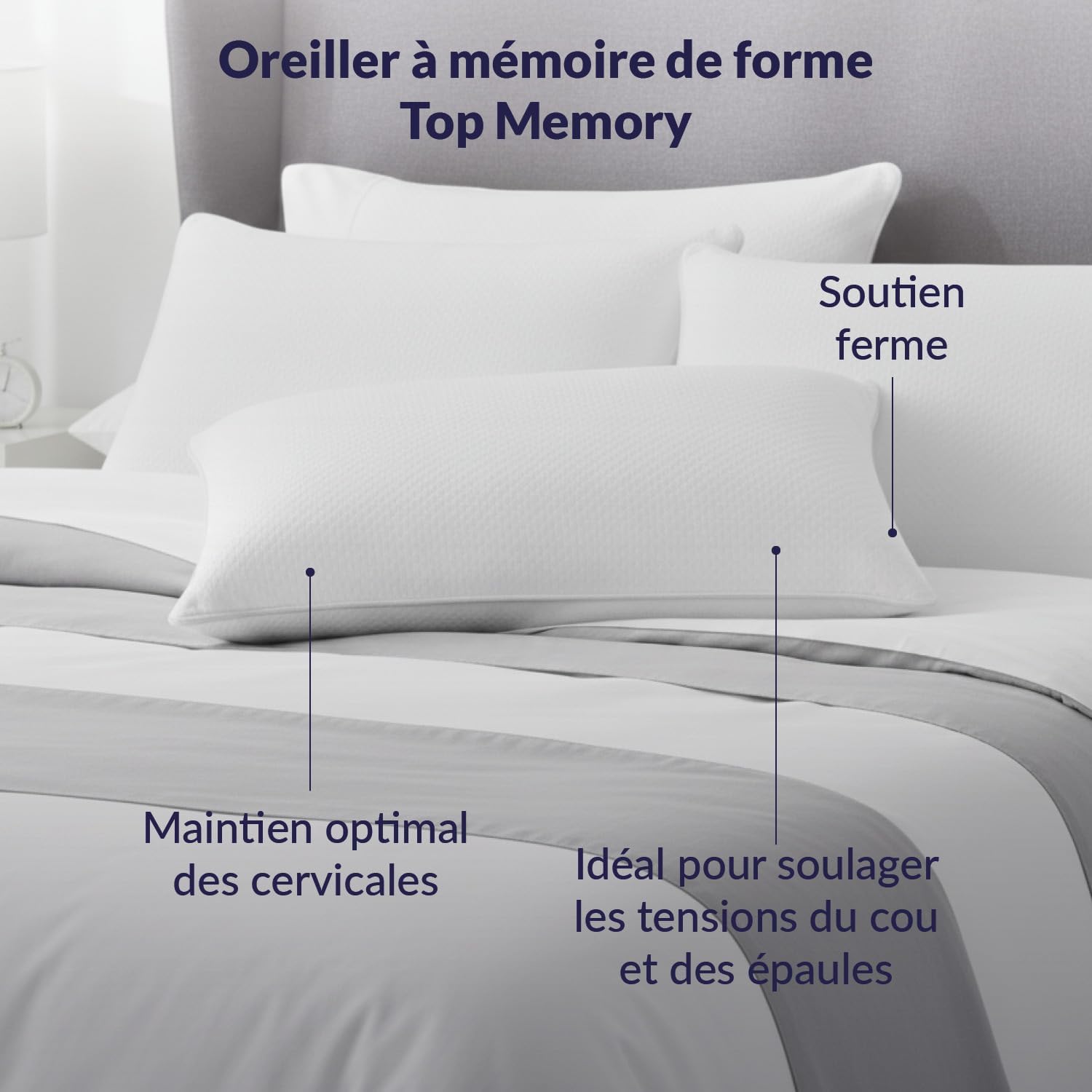 Thumbnail 1 de DODO Oreiller mémoire de forme 60x60