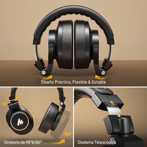 Thumbnail 7 de MAONO MH700: Auriculares DJ y de estudio con cables desmontables (6,35/3,5 mm) y diseño cerrado