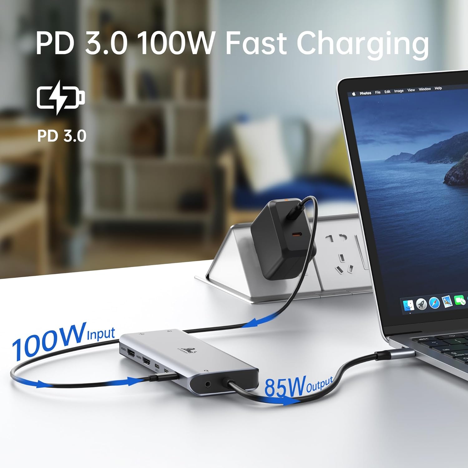 Thumbnail 5 de USB C Docking Station 13‑in‑1 USB‑C Hub für Laptop