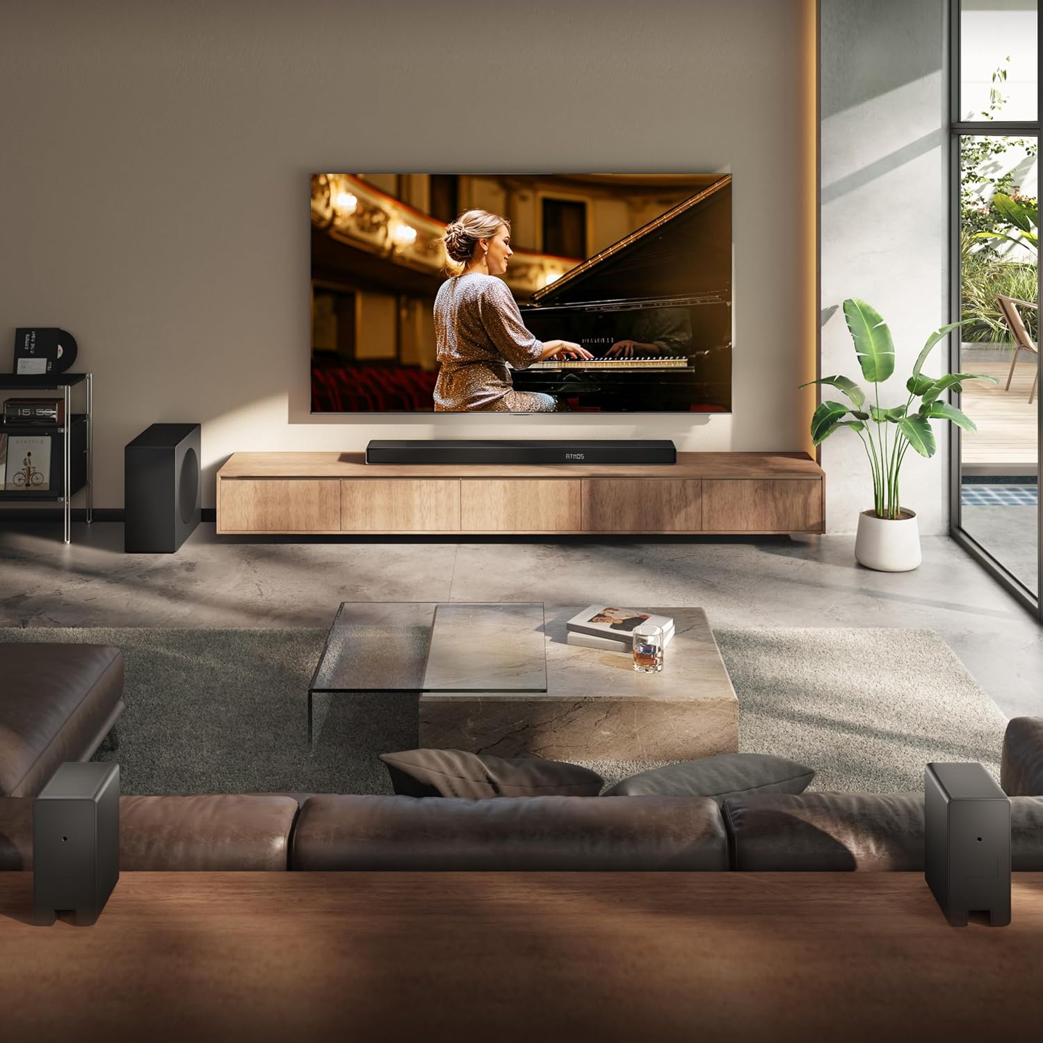 Thumbnail 1 de Hisense AX5140Q Soundbar 5.1.4 con Subwoofer Wireless: potenza e Dolby Atmos/DTS:X