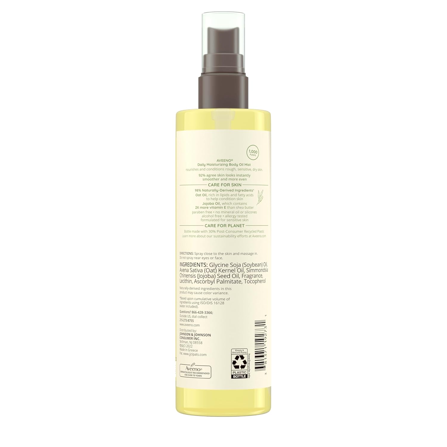 Thumbnail 6 de Aveeno Daily Moisturizing Dry Body Oil Mist 6.7 oz