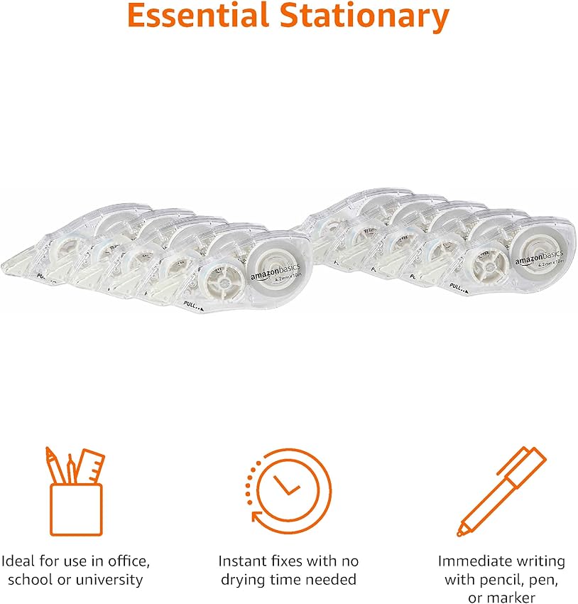 Thumbnail 2 de Amazon Basics Cinta correctora 4,2 mm x 10 m pack 10