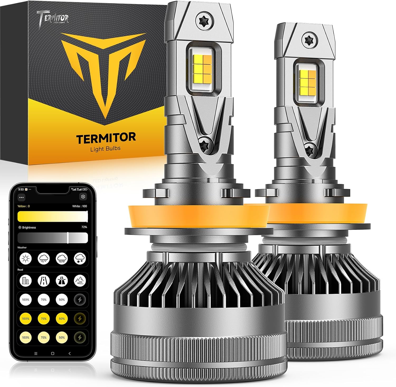 Detalle de Termitor H11 Smart LED Bulbs 2-pack