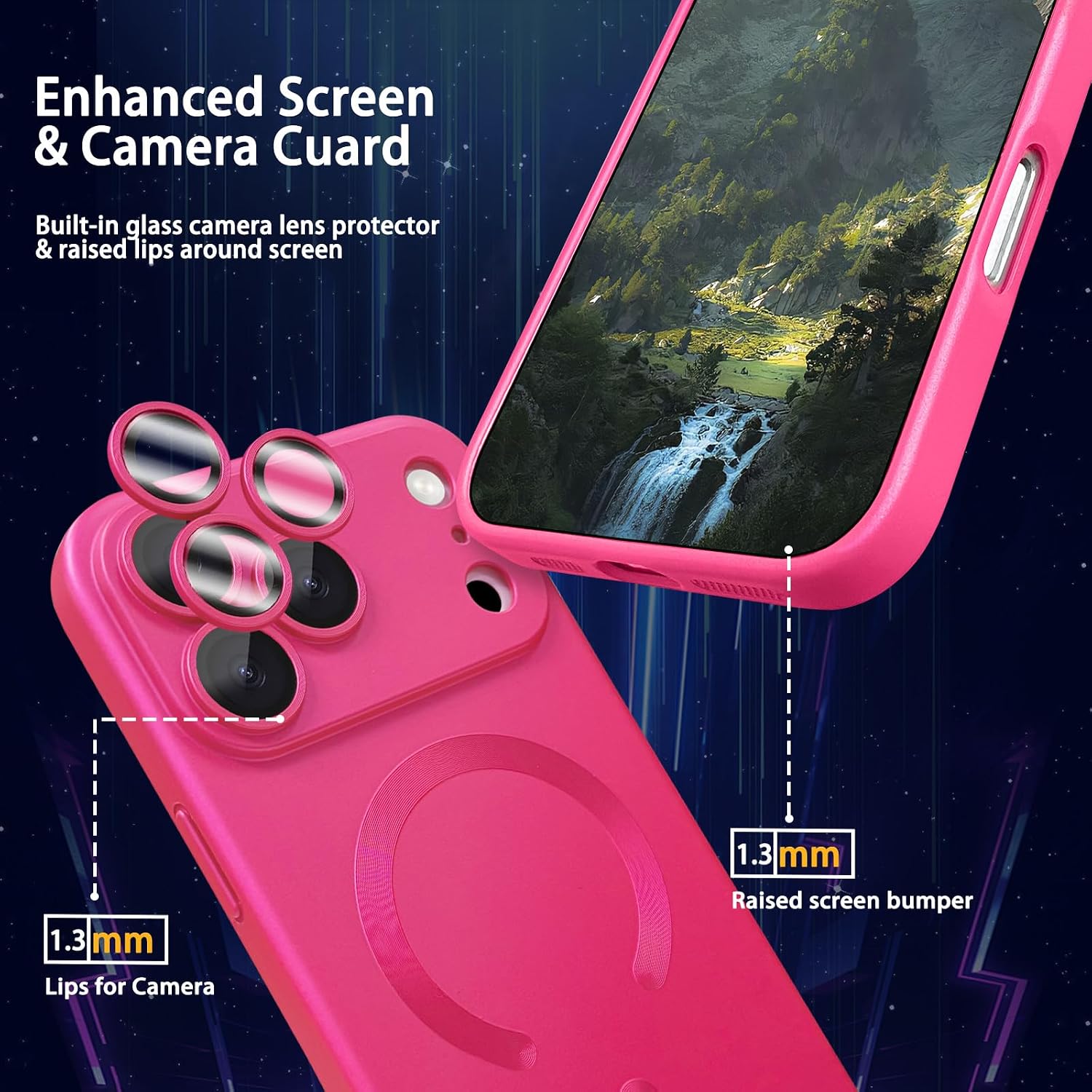 Detalle de ankofave Magnetic iPhone 17 Pro Max case