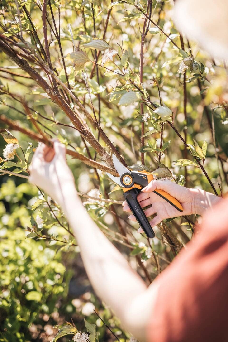 Thumbnail 6 de Fiskars X-series PowerGear Bypass-Gartenschere M P921 – Rollgriff, Antihaftbeschichtung, Ø 2,4 cm