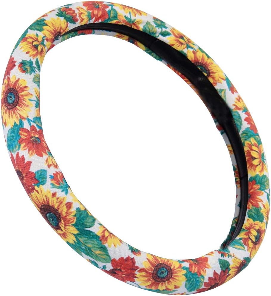 Thumbnail 6 de Mayco Bell 2018 Automotive Women Embroidery Steering Wheel Cover – Yellow Butterfly