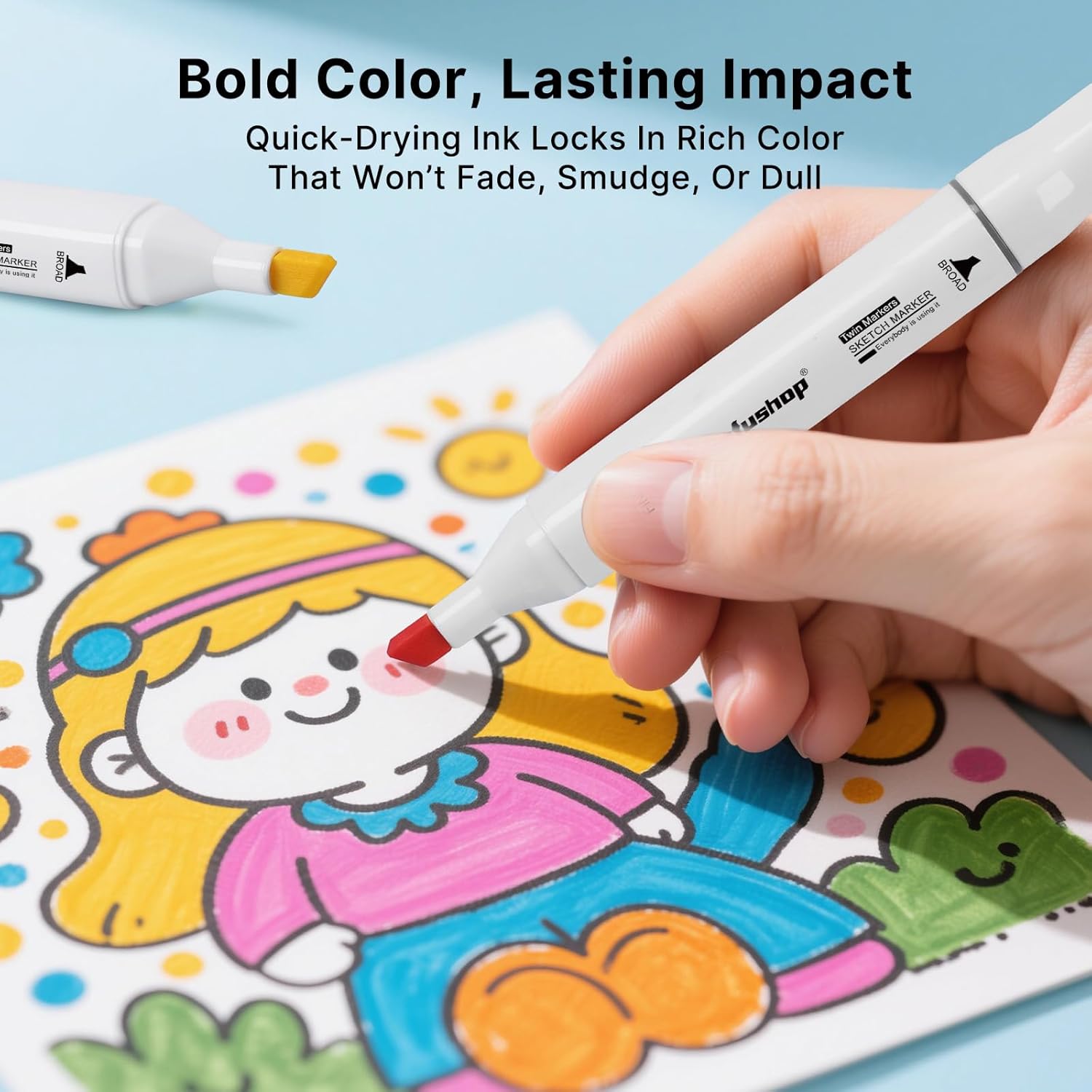 Thumbnail 5 de Tongfushop 80 Alcohol Markers set