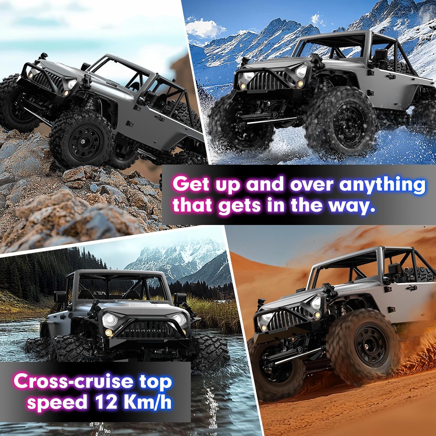 Thumbnail 3 de HYPER GO H12Y 1/12 Brushless RC Rock Crawler