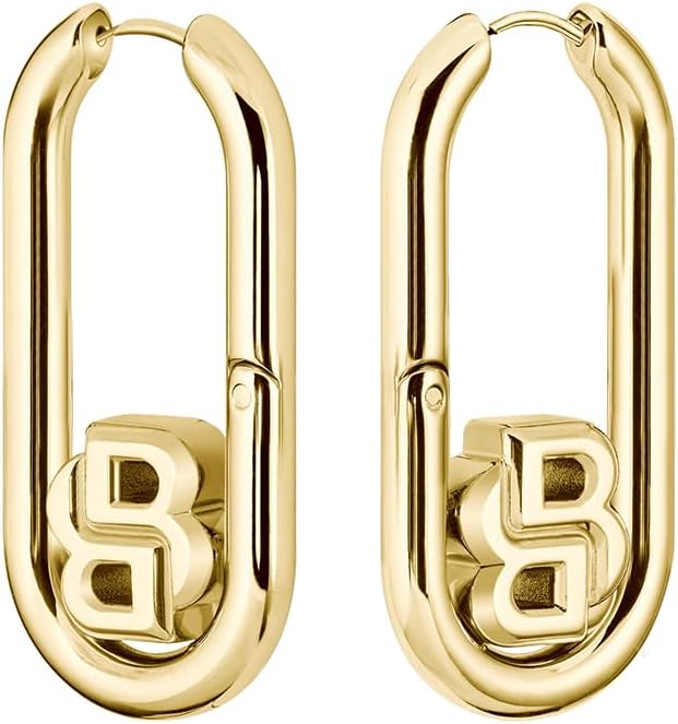 Detalle de BOSS 1580629 Pendientes Hinge Oro amarillo con charm