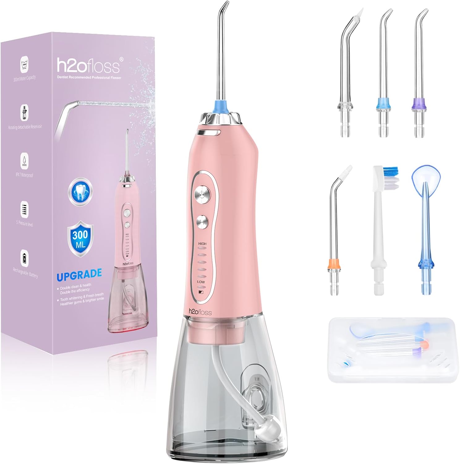 Detalle de H2ofloss Water Flosser 300ML 🦷