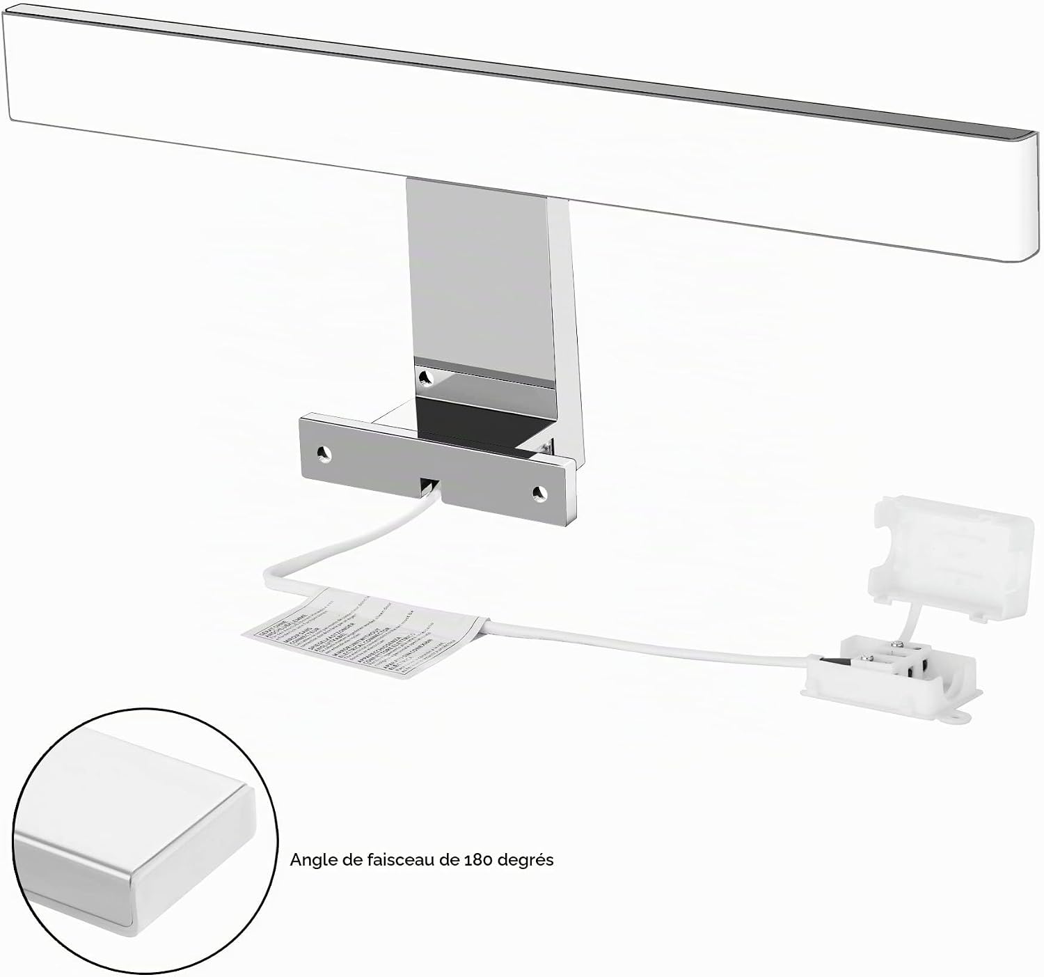 Detalle de Aourow XGJ-018-0300-5W ledspiegellamp 300 mm, 500 lm, IP44