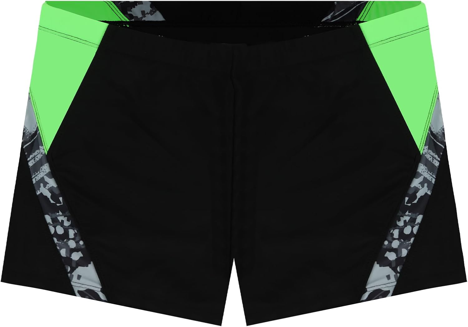 Detalle de AYESY zwemshort voor jongens met elastische tailleband, sneldrogend