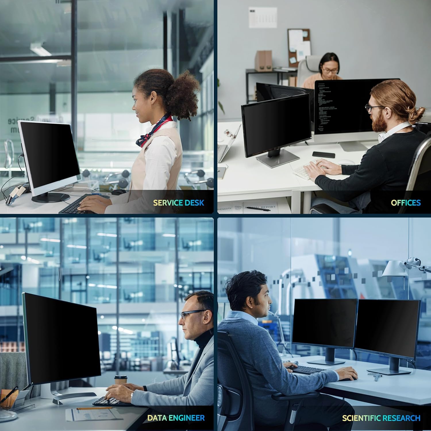 Thumbnail 6 de Peslv 24 Inch Privacy Screen for Monitor