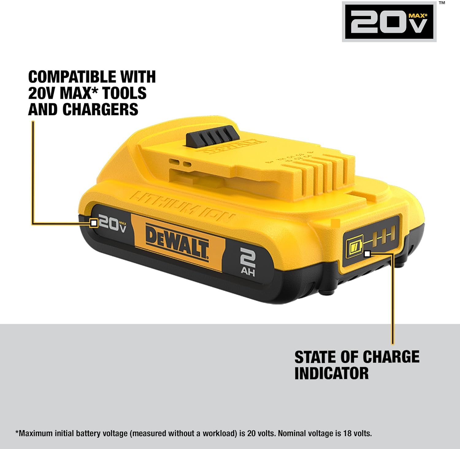 Thumbnail 6 de DEWALT 20V MAX Cordless Drill and Impact Driver (DCK277D2) – 2-Tool Combo Kit