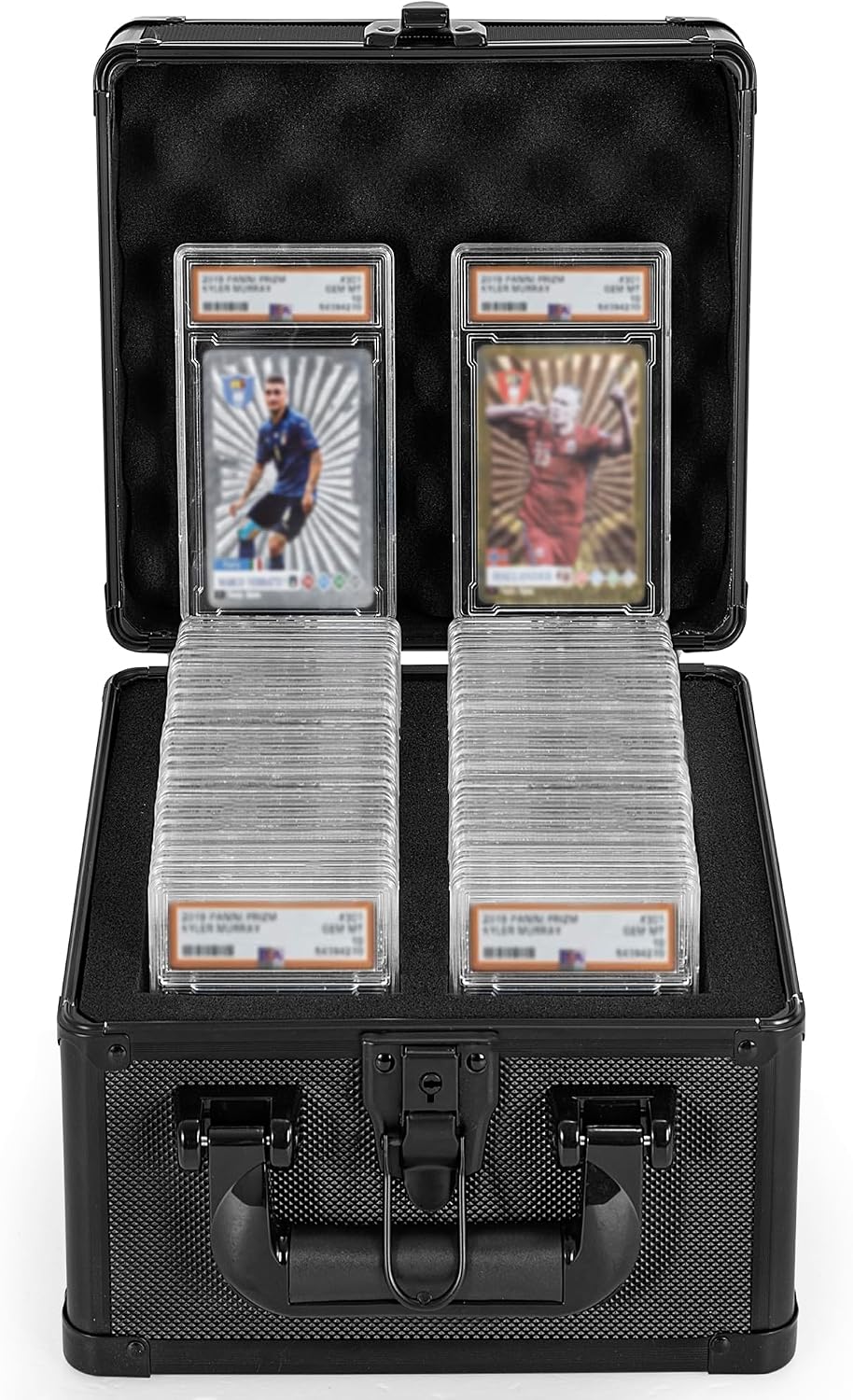 Thumbnail 6 de OUUTMEE Graded Card Case - Aluminum Alloy Storage Box for 100 Card Slabs (PSA, CSG, BGS)