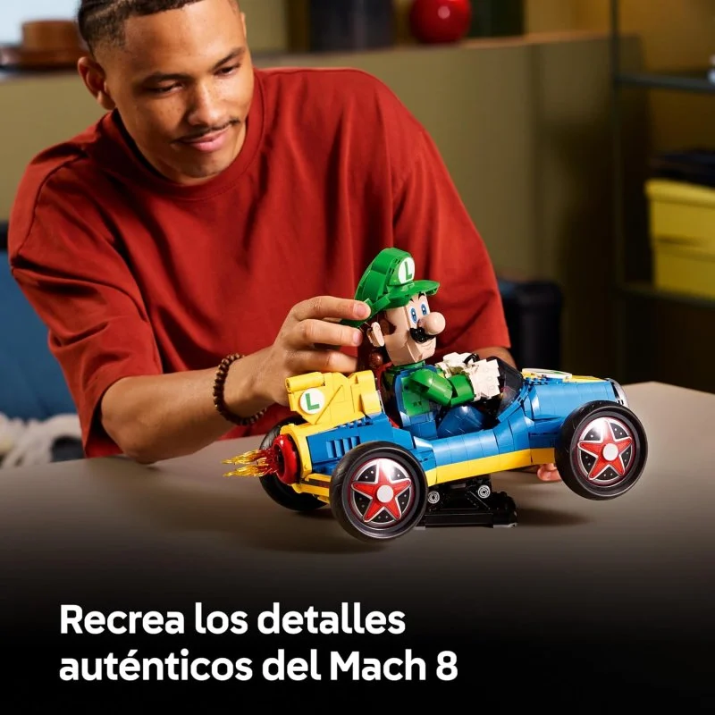 Thumbnail 2 de LEGO Super Mario Luigi y Mach 8 (72050) – 2234 piezas para coleccionistas y amantes de Mario Kart