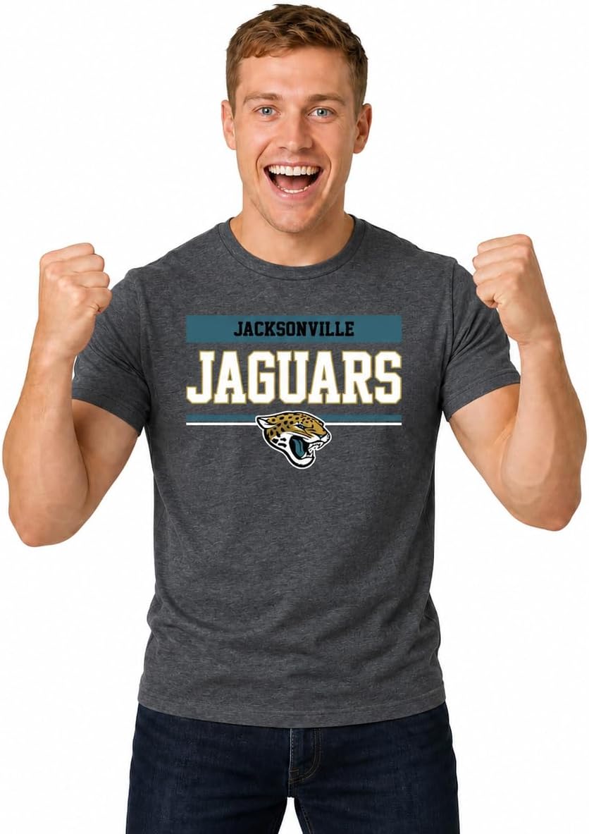 Detalle de NFL Jacksonville Jaguars T-Shirt, Charcoal
