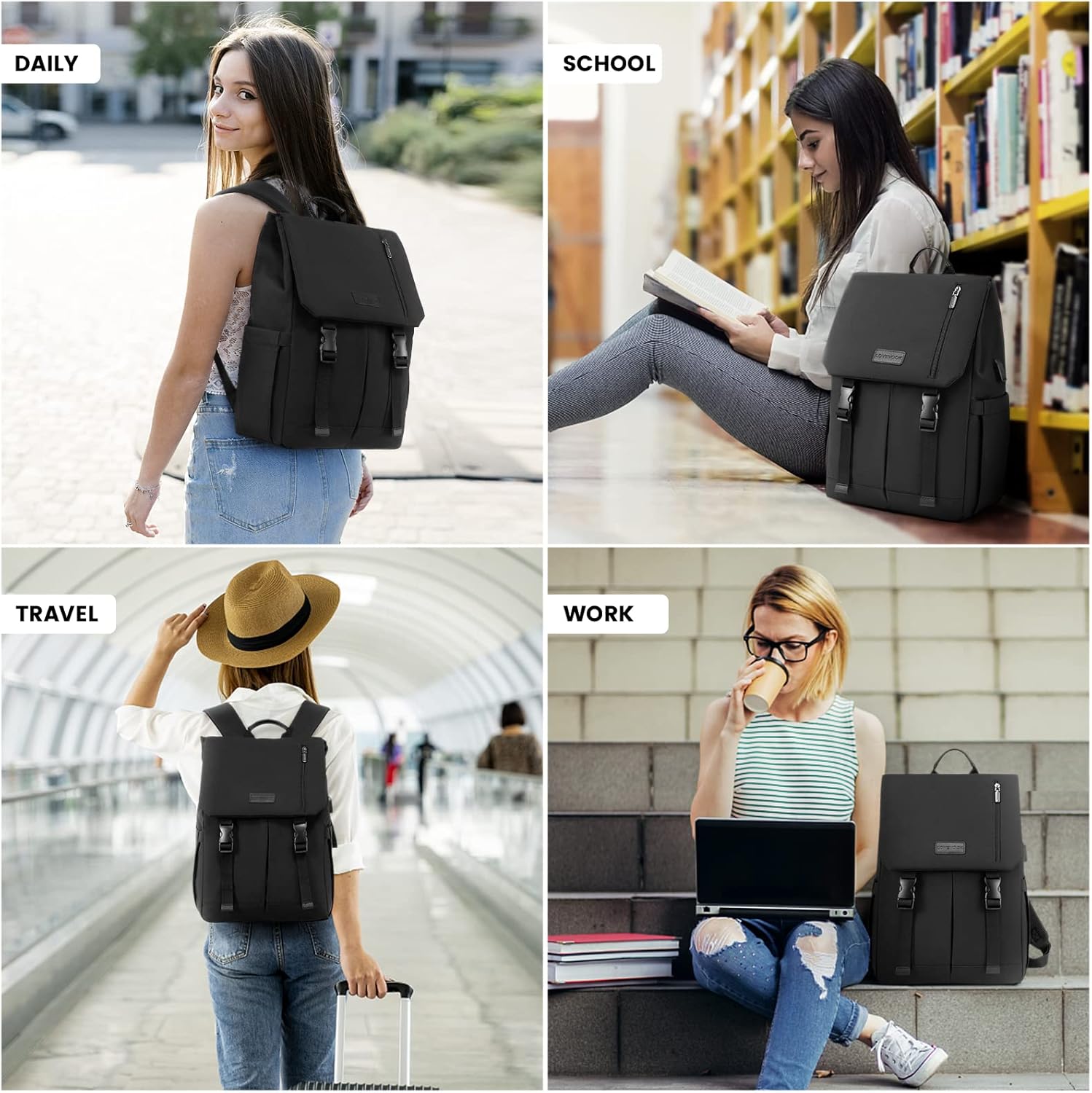 Thumbnail 6 de LOVEVOOK Mochila Antirrobo para Portátil 15.6"